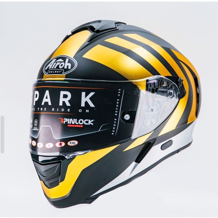 Helm Airoh Spark Scale Matt Gold Spesial Edition