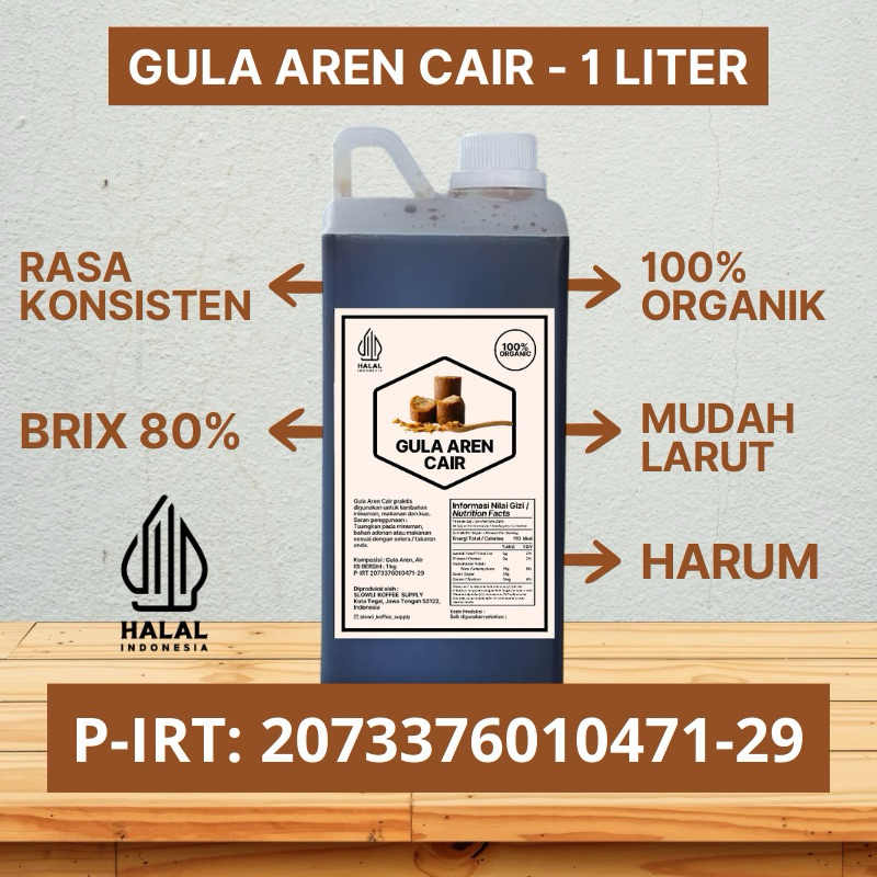 

SLOWLI - GULA AREN CAIR ( 1KG )