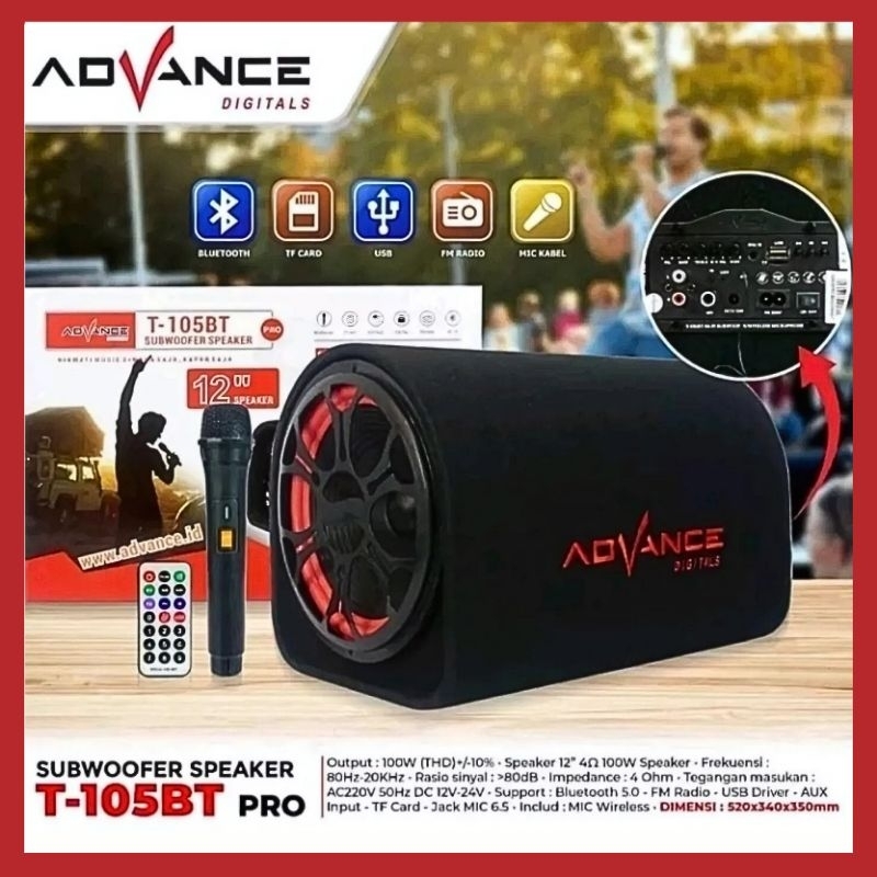 SPEAKER ADVANCE T-105 BT PRO