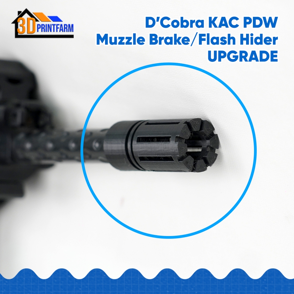 Muzle Brake Flash Hider Upgrade Dcobra KAC PDW Bison