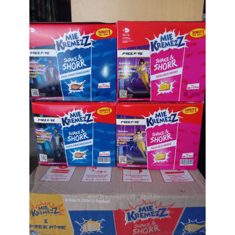 

Mie Kremezz Shake & Shorr 1000 isi 20 +1pcs @16gr