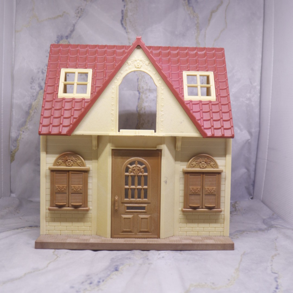 Sylvanian Families Red Roof Cozy Cottage House Preloved Original