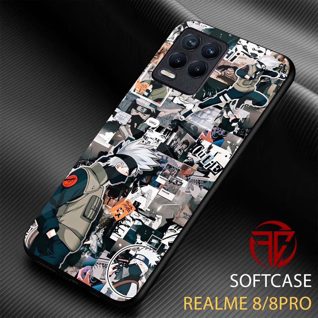 AM56 Softcase Kilau Realme 8 | 8 Pro | 8 5G | Case Glossy Kesing Silikon Cover Anime Naruto