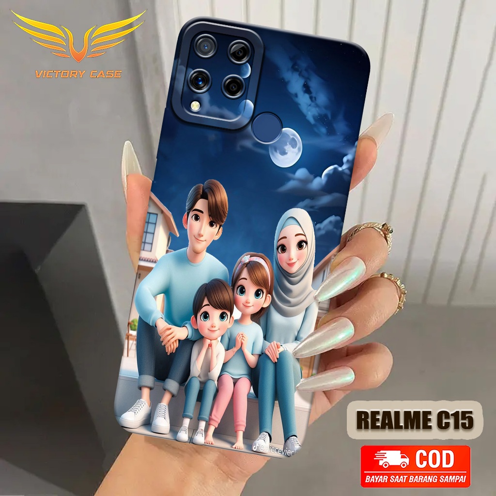 New Pasangan Case - Softcase Realme C15 Terbaru - Case Hp Realme C15 - Casing Realme C15 - Case Lent