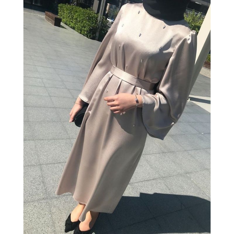 Ayara Dress - fashion Muslimah Dress gamis lebaran abaya Payet gamis simpel elegant gamis remaja kek