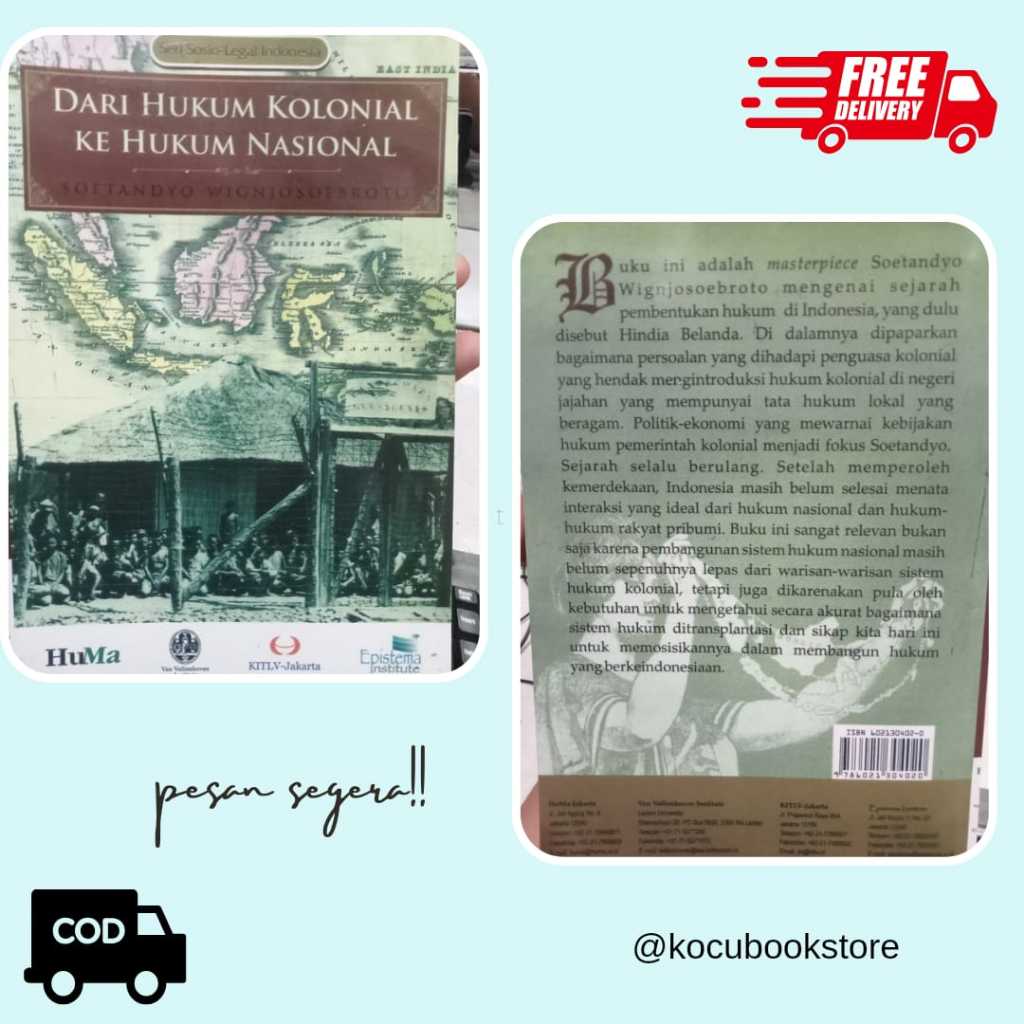 BUKU DARI HUKUM KOLONIAL KE HUKUM NASIONAL