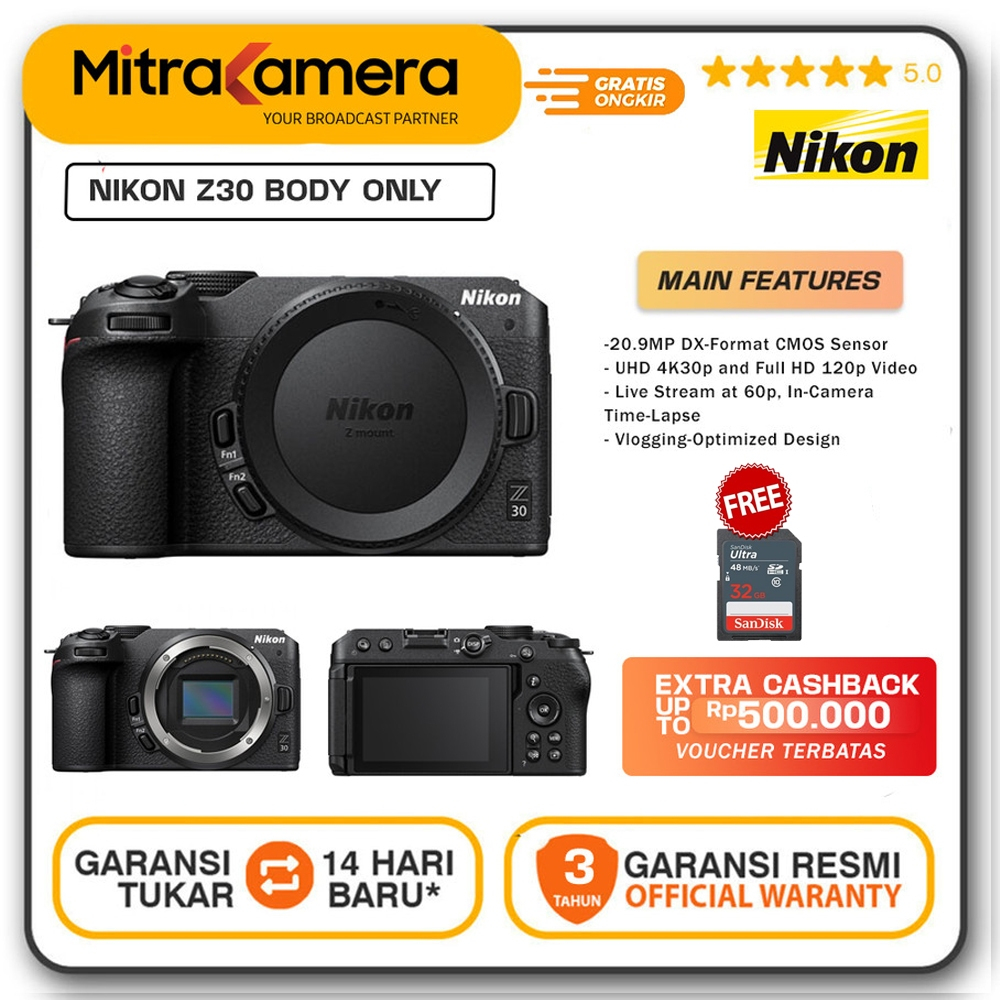 Nikon Z30 Body Only camera