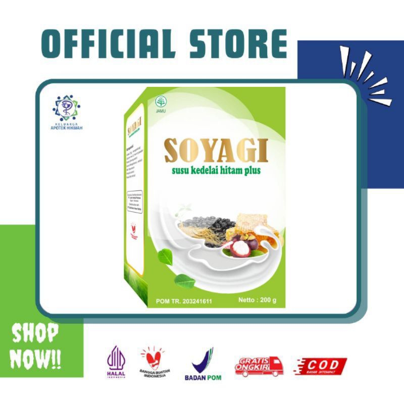 

Soyagi Susu Kedelai Hitam plus Herbal Bubuk Detoxsifikasi Susu Diet Bariklana