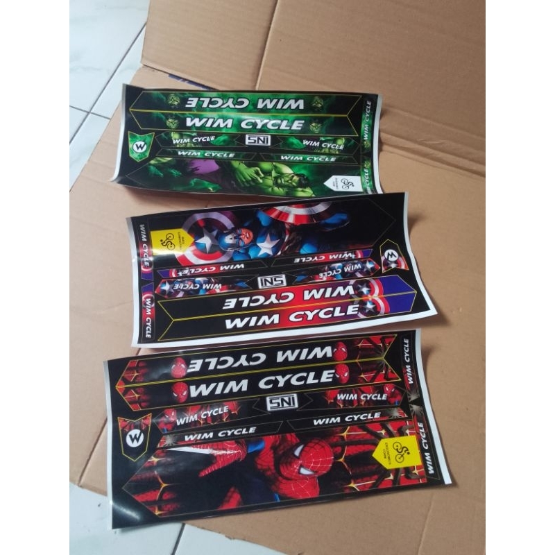 stiker sepeda bmx cowok uk 12-16