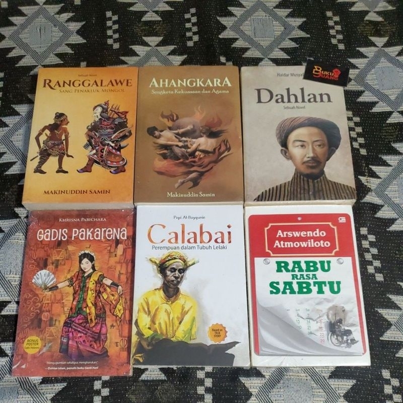 ANEKA NOVEL SEJARAH LANGKA - ISLAM BAJO/DAHLAN/CALABAI/AHANGKARA/RANGGALAWE/GADIS PAKARENA (ORIGINAL