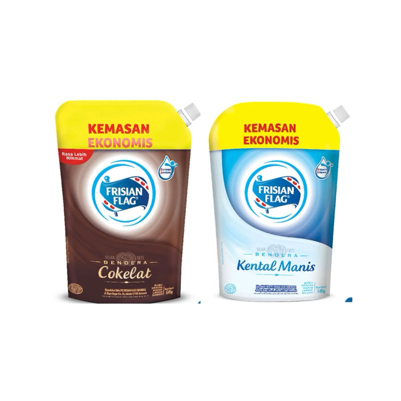 

Frisian flag kental manis coklat/putih 545 ml || susu kental manis