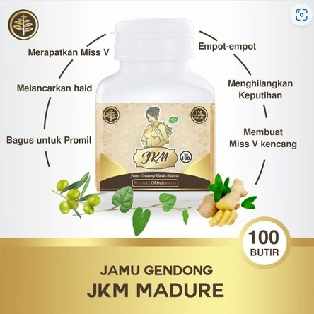 JKM JAMU KLASIK MADURA isi 100 BUTIR JAMU RAHASIA WANITA