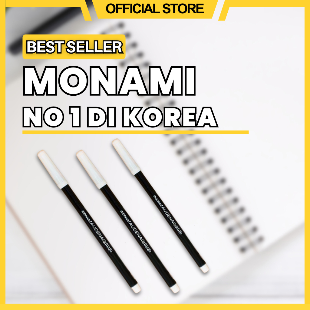 

Pulpen / Pena / Pen Warna Hitam - Monami AUDENA Non-Permanent Fiber Tip Pen (Waterbased) (satuan)