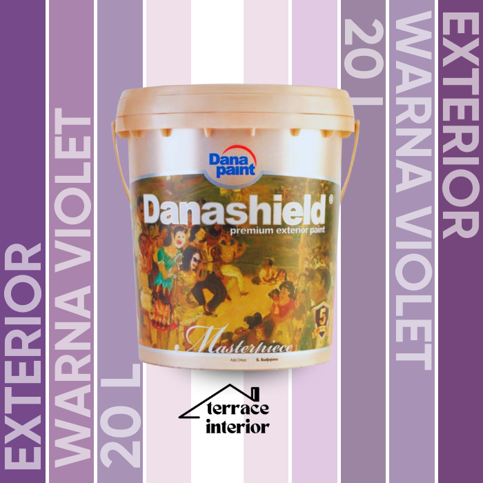 Cat Tembok Exterior Danapaint Danashield Warna Violet 20 L