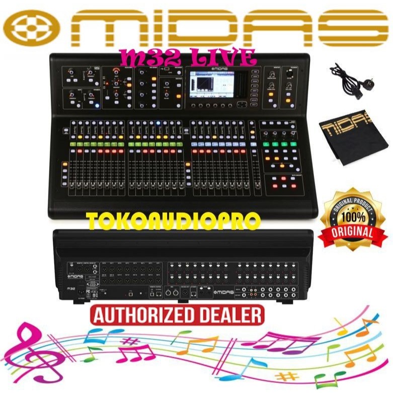 Mixer Midas M32 LIVE Digital Mixer Midas M-32 Live Original M32LIVE