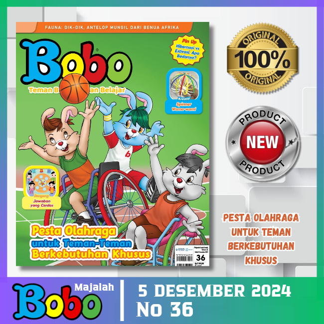 Majalah Anak Bobo Terbaru Kumpulan Edisi Desember 2024
