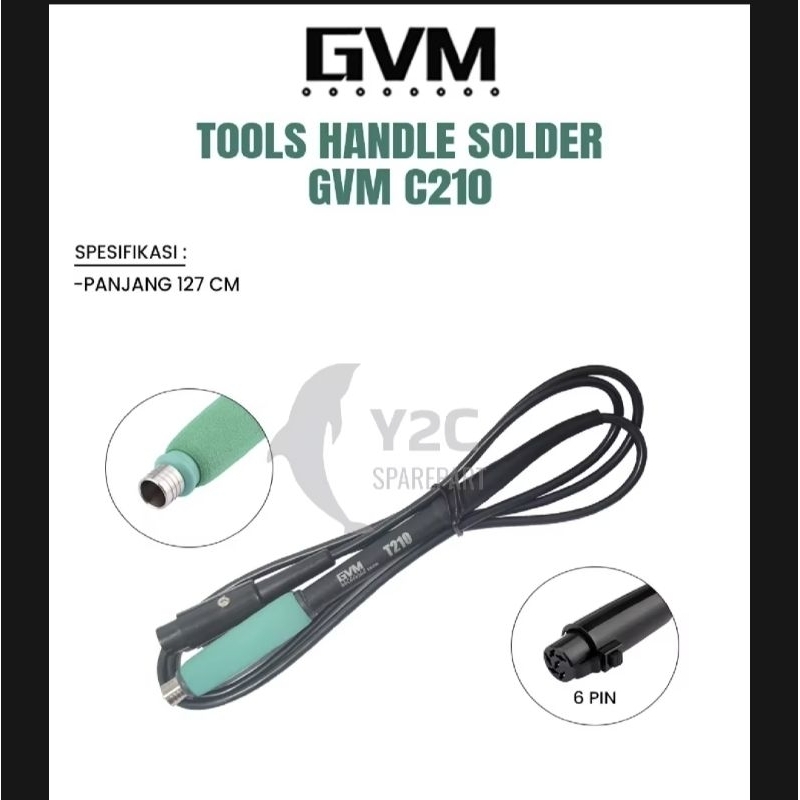 GAGANG SOLDER STATION GVM C210 / ALAT SERVIS HP