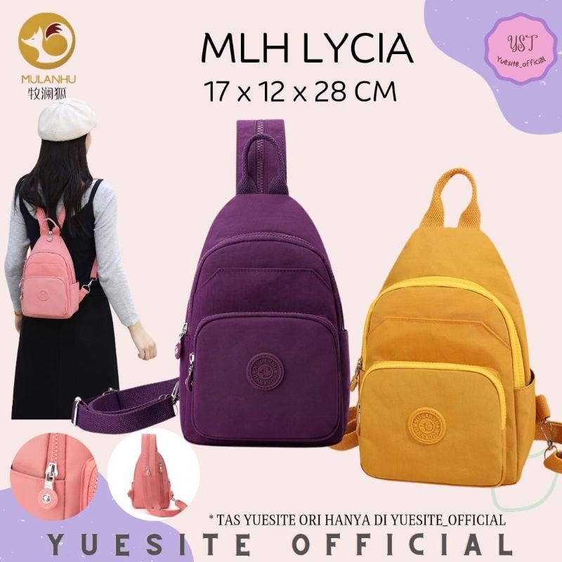 TAS RANSEL WANITA MULANHU LYCIA BACKPACK KECIL IMPORT TAS DADA