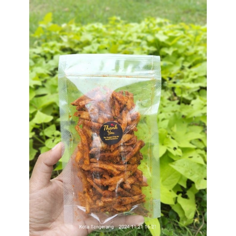 

Basreng Daun Jeruk Pedas Manis Gurih