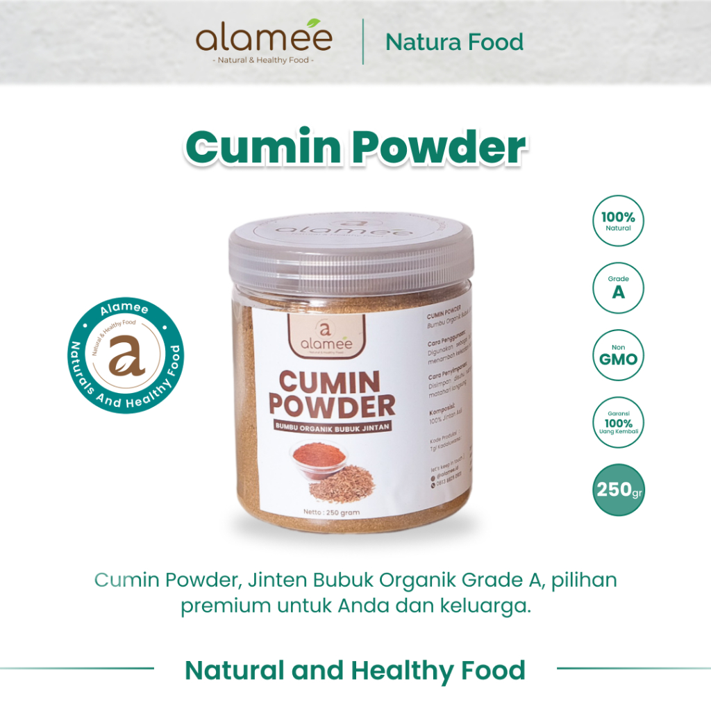 

ALAMEE Jintan bubuk Seasoning Cumin Powder Bumbu Dapur Instan Jinten Ground Caraway Seasoning