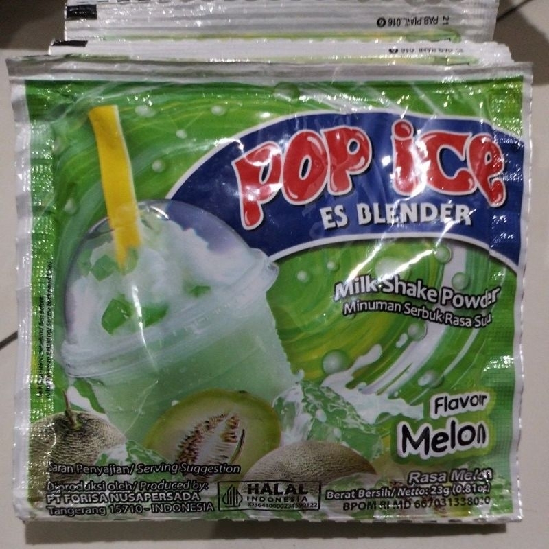 

Poppicek Es Blender Milkshake Powder Rasa Melon