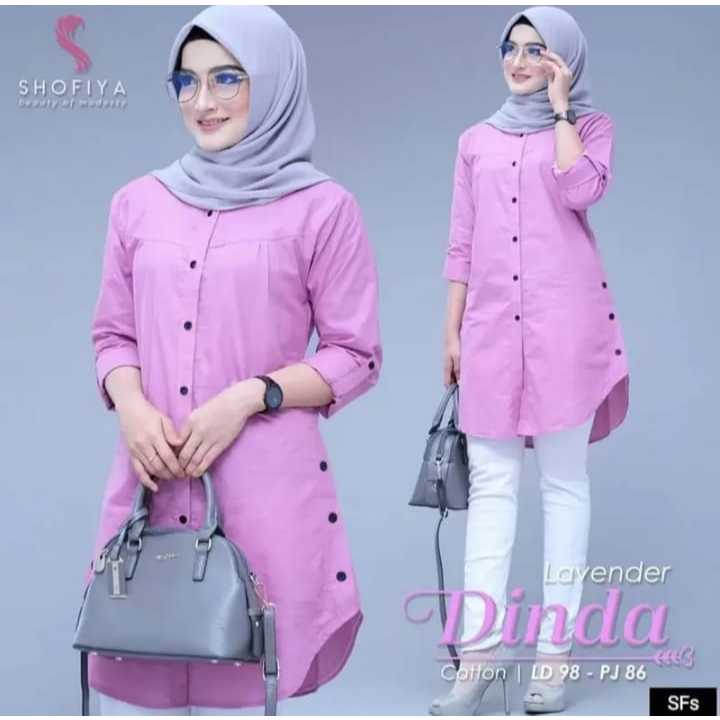 ANANDA TUNIC KEMEJA WANITA TERBARU CASUAL STYLE