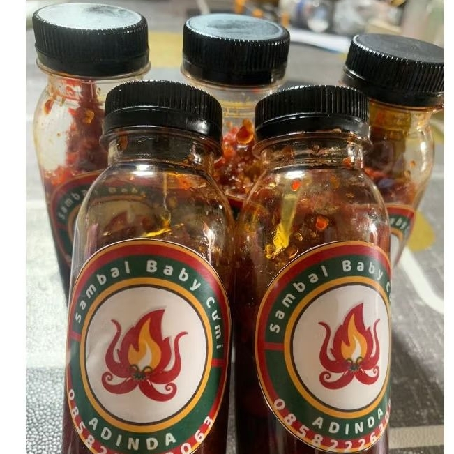 

[ COD ] PROMO Sambal Baby Cumi Sambal Cumi Rasa enak Siap Makan Gurih siap kirim