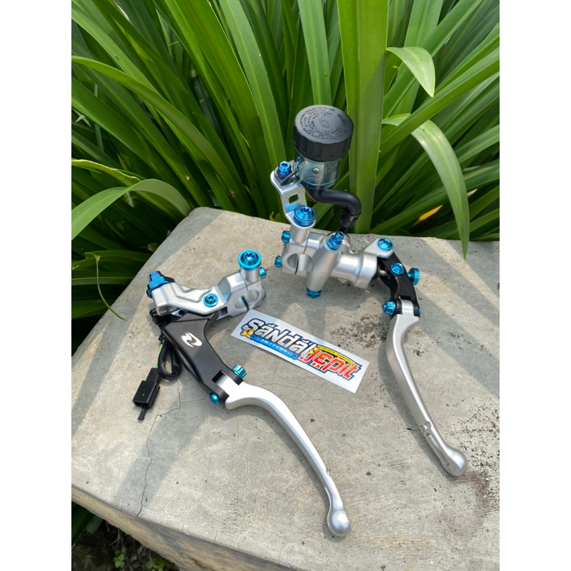 BAUT TITANIUM UNTUK MASTER REM RCB S1 BAUT TITANIUM SET MASTER RCB S1 RADIAL 14MM KIRI KANAN MASTER 