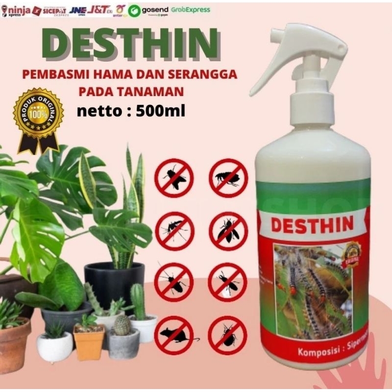 Desthin Obat Hama Tanaman Ulat, Jamur Tanaman Daun, Hama Daun, Ulat Bulu, Kaki Seribu, Hama Putih, H