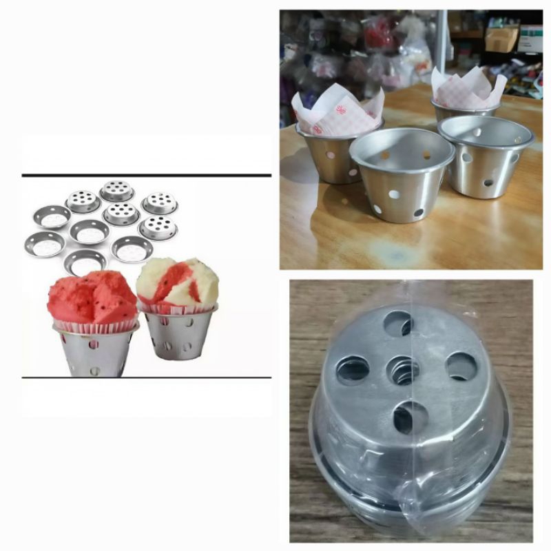 1 lusin cetakan kue bolu kukus / cetakan bolu kukus pendek