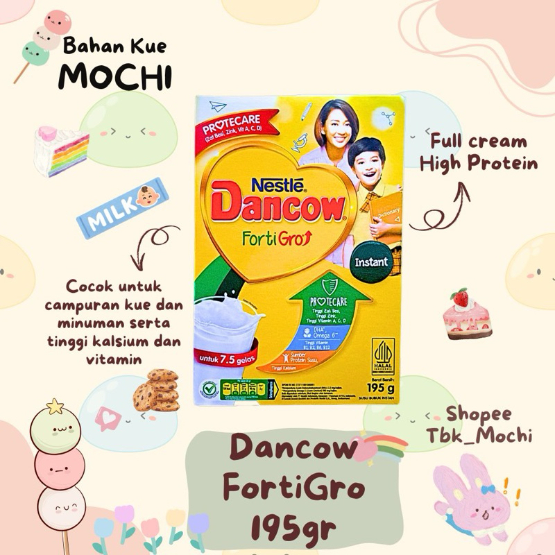 

Susu Dancow Fortigro 195gr / Susu Bubuk Full Cream Dancow 195gr