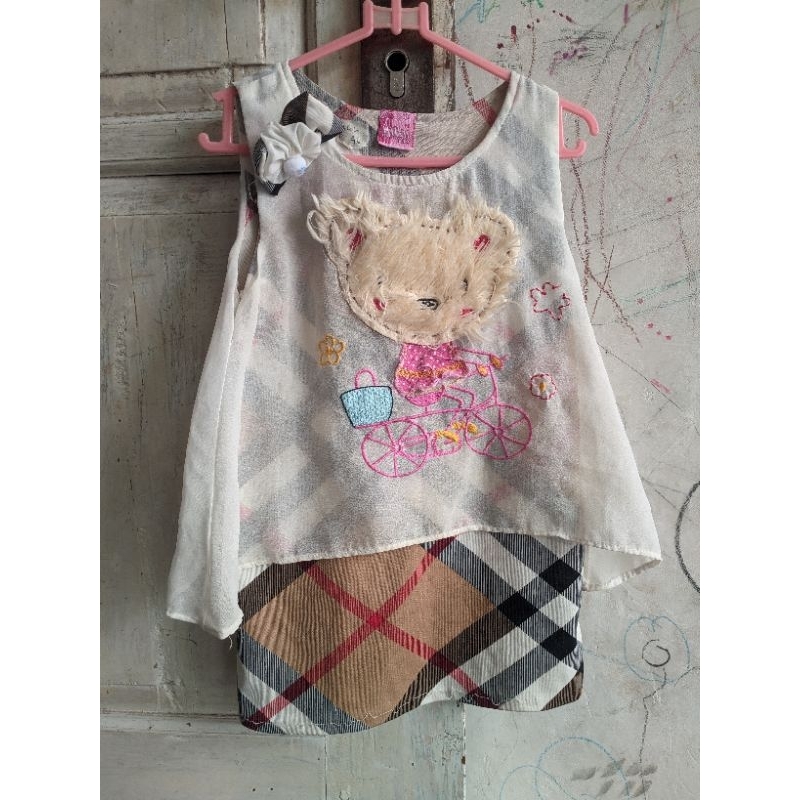 preloved dress anak Burberry / pl anak lucu