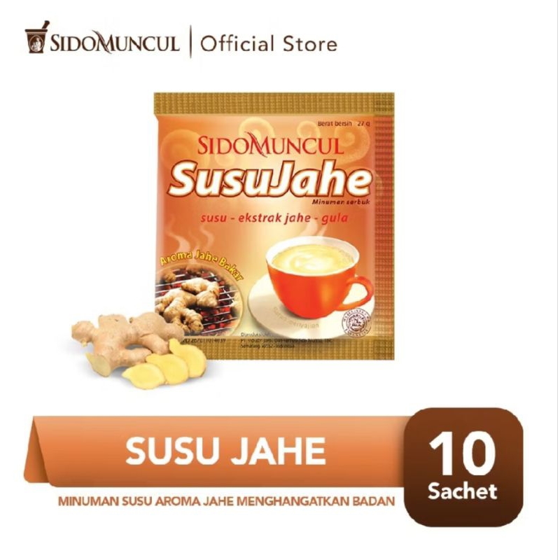 

sidomuncul SUSU JAHE 10 sachet | Menghangatkan tubuh