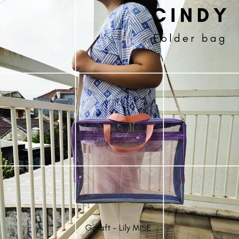 

cindy folder bag - polos - tas folder - tas map file - tas les