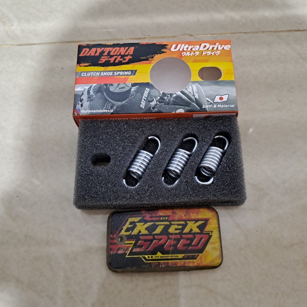 Clutch shoe spring per sentrik per kopling racing daytona mio m3 vario nmax pcx150 1500rpm 100% ori