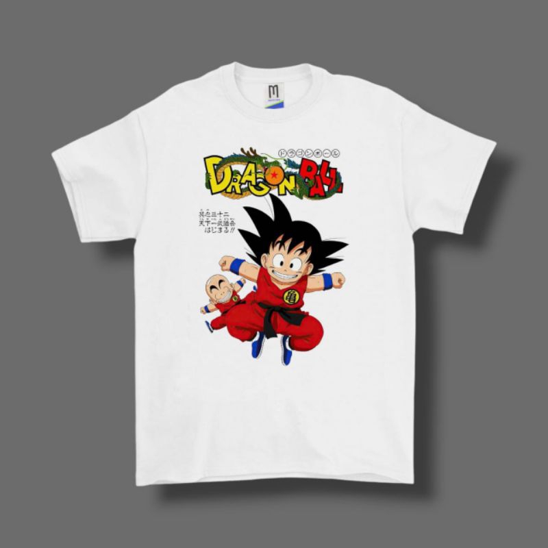 KAOS TSHIRT DRAGON BALL WHITE ORIGINAL