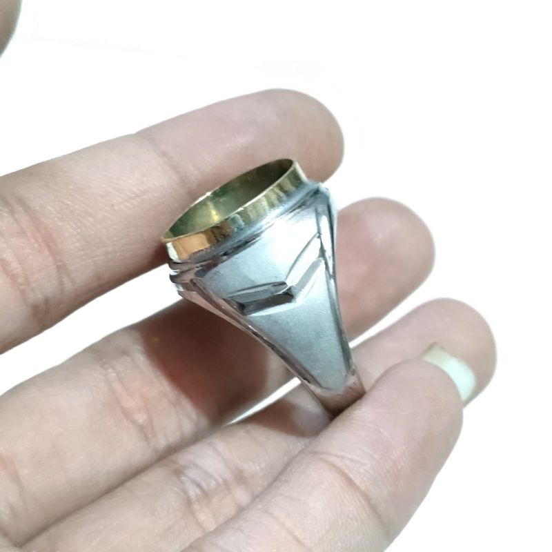 RING CINCIN MONEL DOFF STAINLESS 14*10 EMBAN MONEL DOF