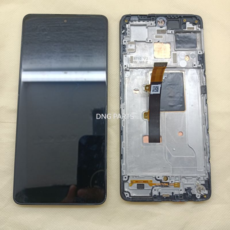 LCD TOUCHSCREEN FULLSET FRAME INFINIX GT 10 PRO X6739 / NOTE 30 VIP X6710 ORIGINAL COPOTAN