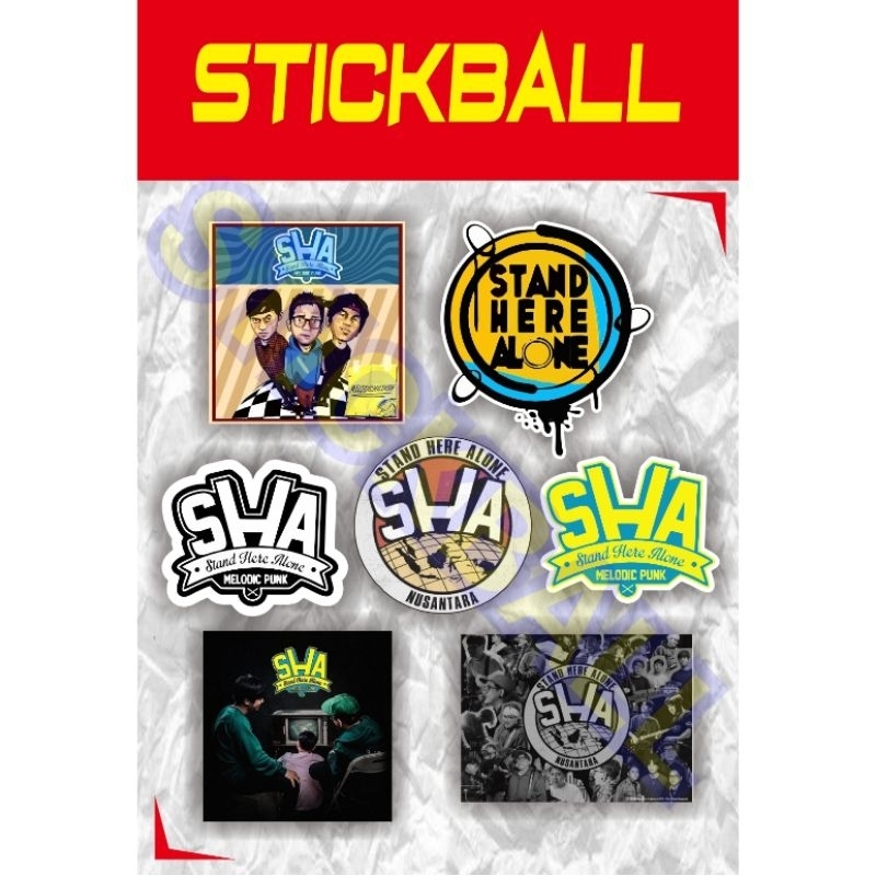 

7 Stiker Sha Stand Here Alone Nusata