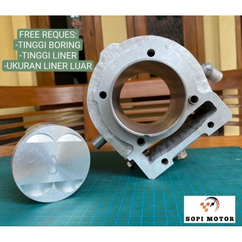 boring biled custom boring/blok cylinder biled bilet JUPITER MX/ VIXION/ NMAX/ AEROX/ WR/ R15 BILET/