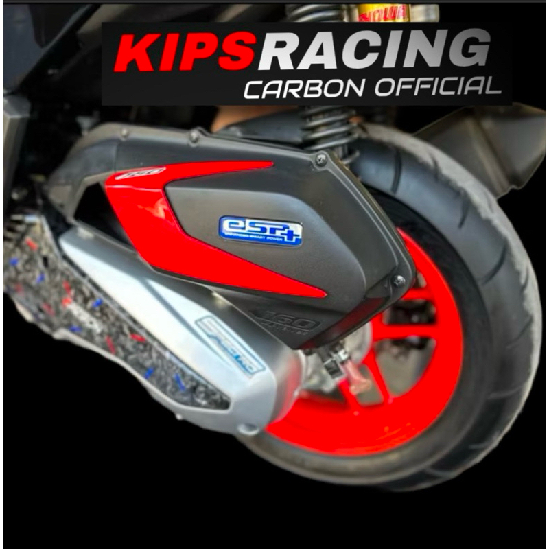 GARNISH KIPS RACING TUTUP FILTER PCX 160 WARNA ▪️garnish Vario 160 / cover box filter Vario 160 / ga