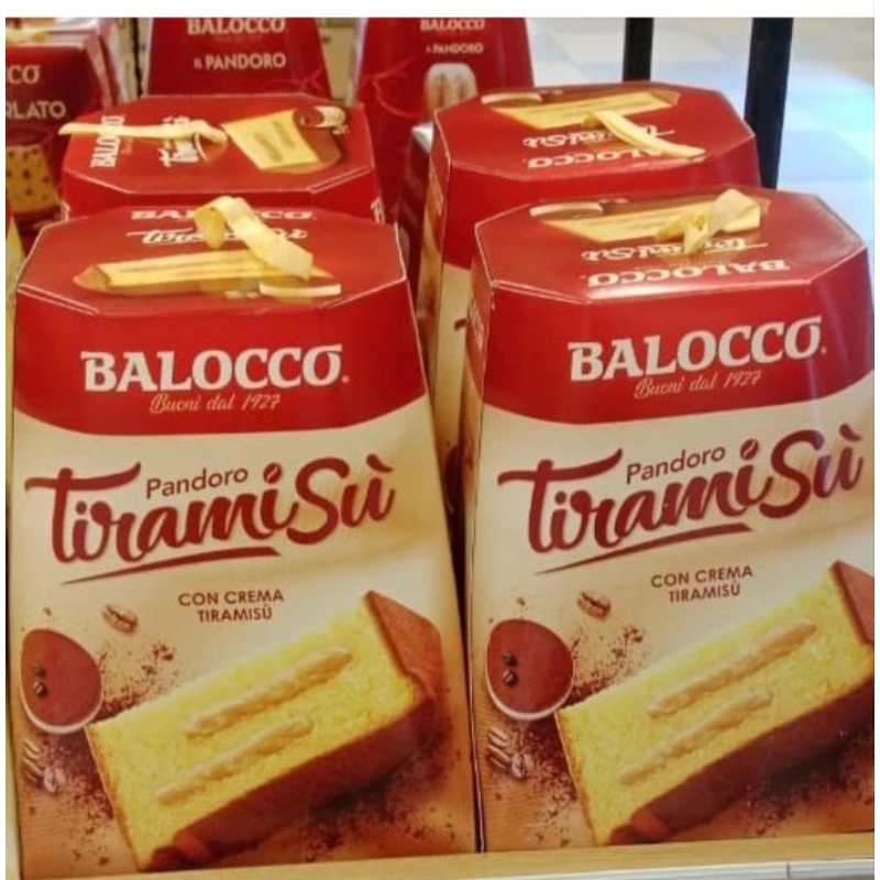

balocco pannetone tiramisu cake kue bolu edisi natal