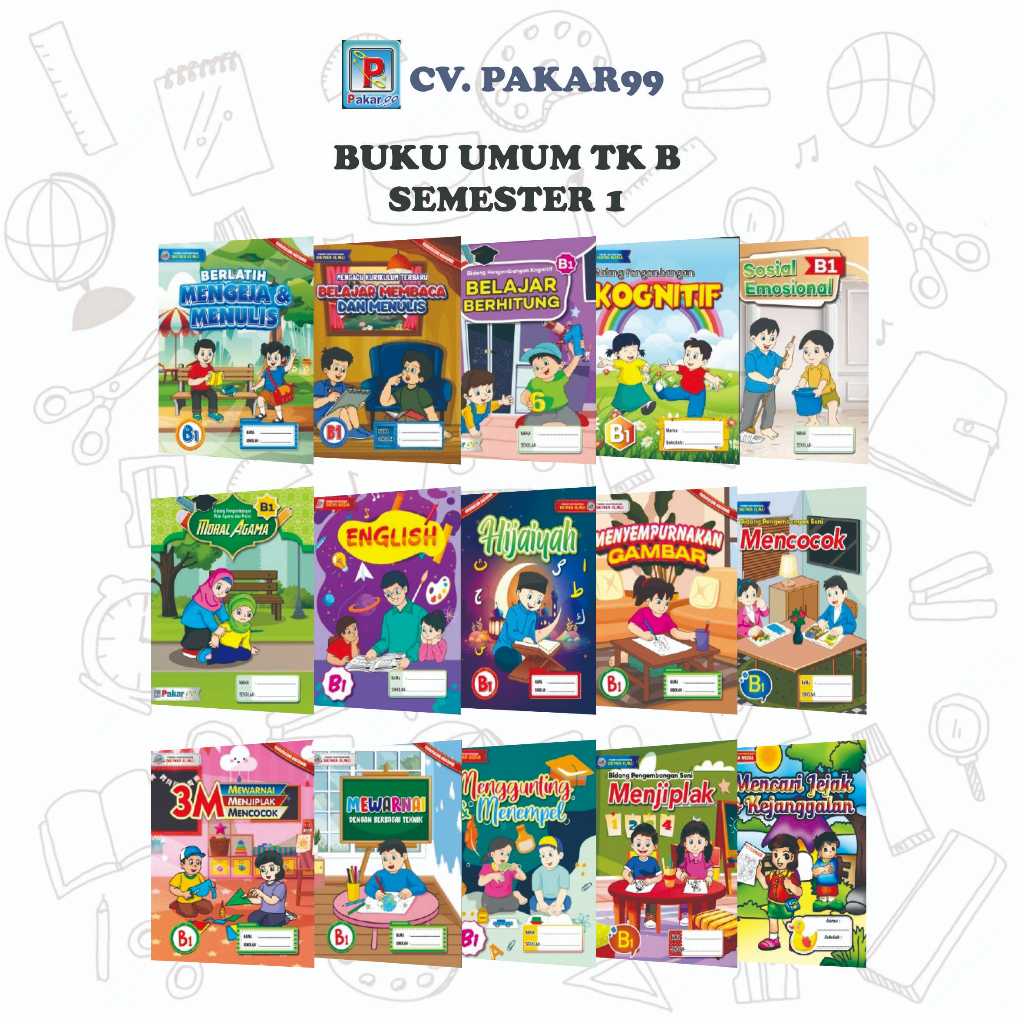 

BUKU PEMBELAJARAN UMUM TK B SEMESTER 1 & 2 (USIA 5-6 TAHUN)