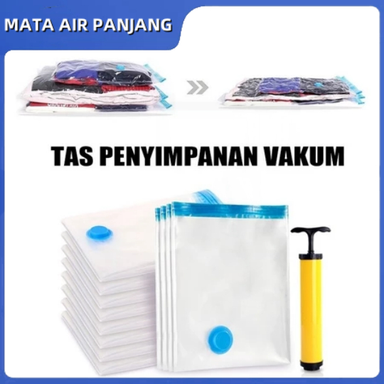 Tas Penyimpanan Pakaian Vakum Plastik Kompresi Selimut Tas Vakum Pakaian