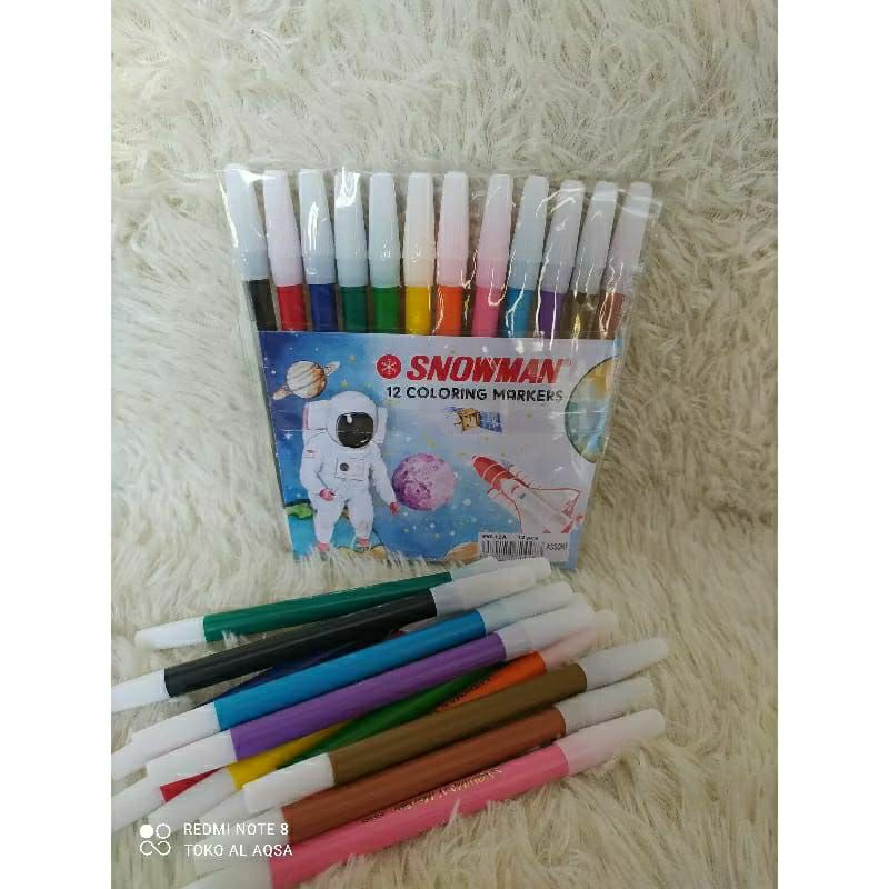 

Spidol Snowman Set isi 12