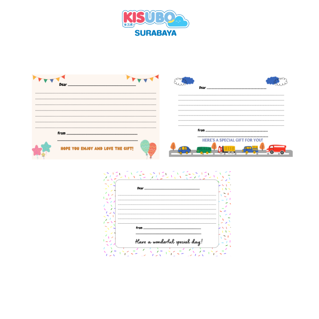 

KISUBO Kartu Ucapan Greeting Card Tulis Tangan
