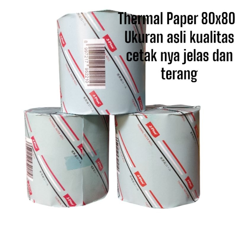 

thermal paper 80 x 80 / kertas termal ukuran 80x80