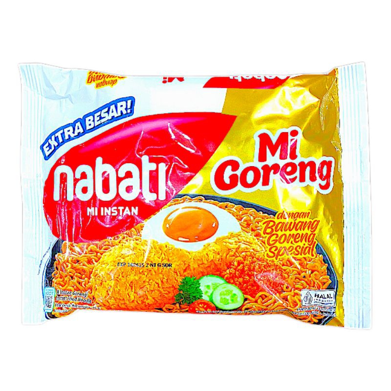 

Yang Dompet-nya Lagi Diet Ketat Coba Ini: NABATI MI INSTAN - MI GORENG Porsi Ekstra Besar Dengan Bawang Goreng Spesial Nambahin Crunch Di Setiap Suapan
