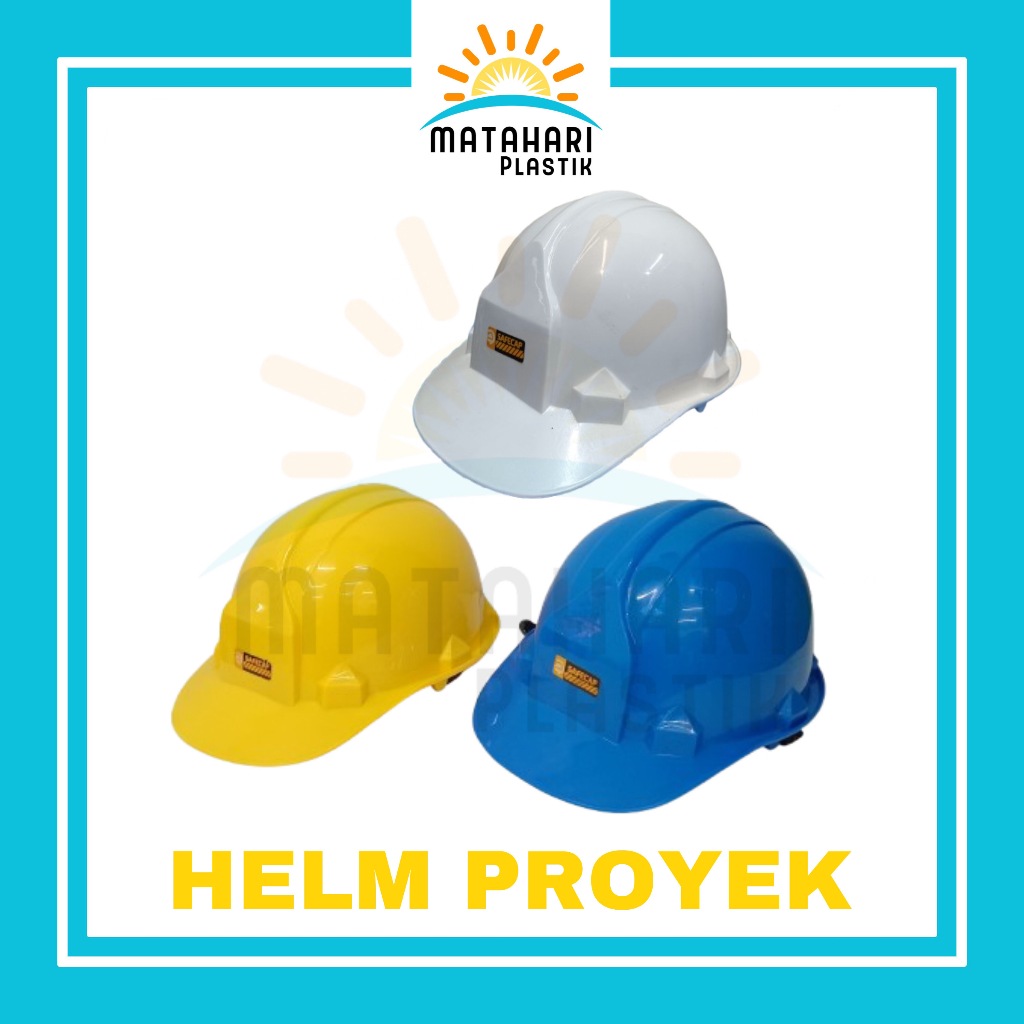 Helm Proyek/Topi Proyek/Helm Safety/Helm Proyek Warna/Helm Proyek Tebal Kuat