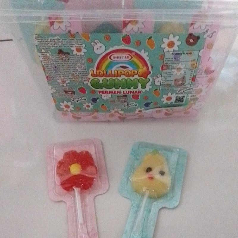 

lollipop gummy toples isi 50 pcs